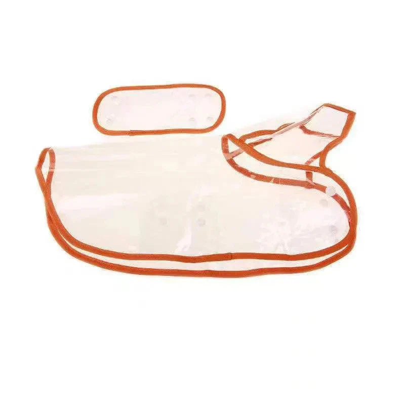 Waterproof Dog Raincoat – Hooded Transparent Rainwear Jacket for Small Dogs & Puppies